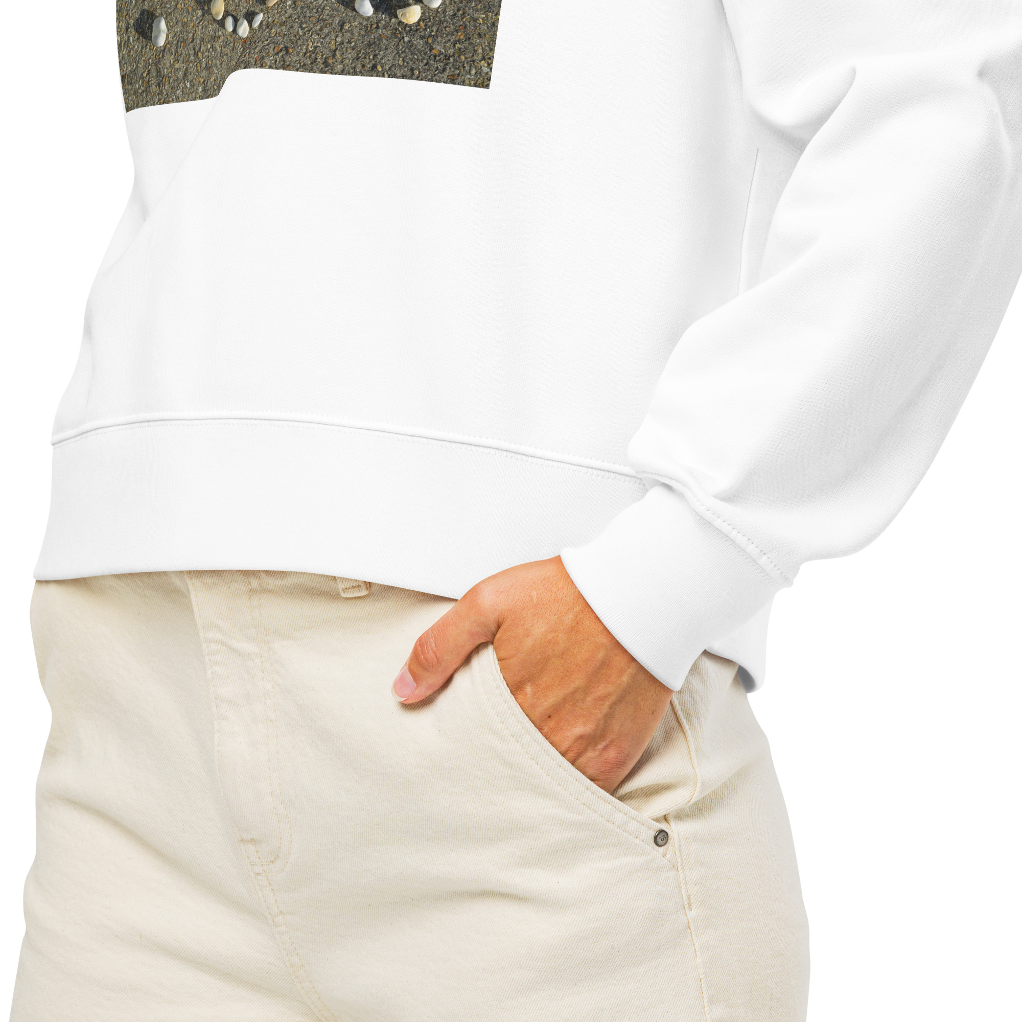 Women’s organic crew neck sweatshirt - Image 4